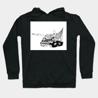 Japanese demon-tank. Hoodie